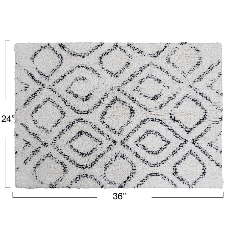 Cotton Blend Bath Mat