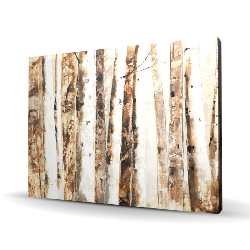 «Trees of an Abstract Forest», décor de toile de paysages modernes