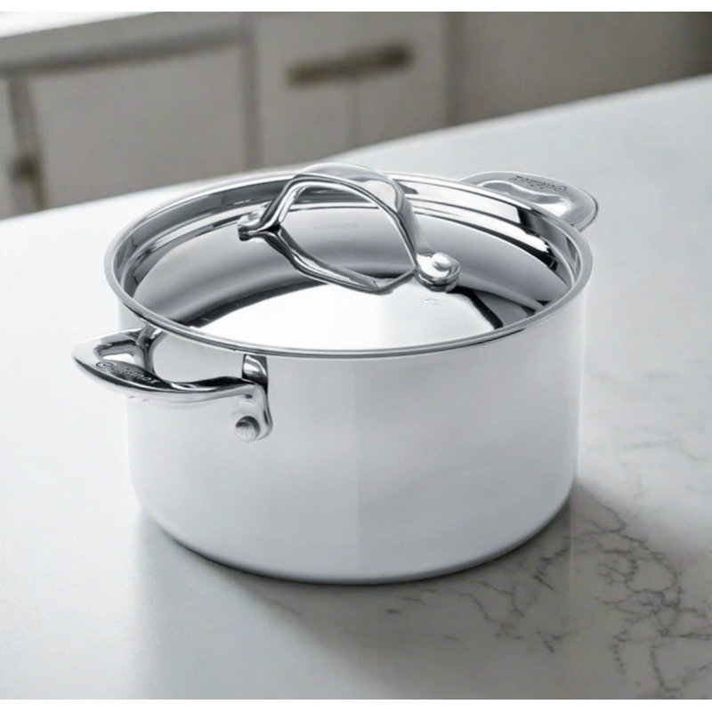 Cocotte ronde en acier inoxydable Cuisinox Super Elite, 3 litres