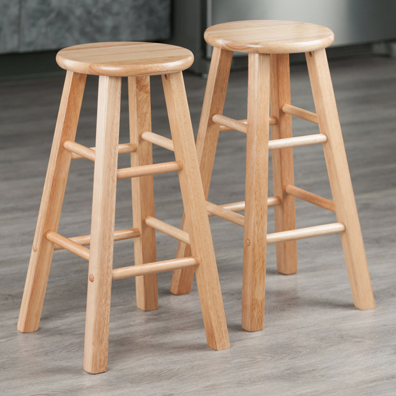 Tabouret de bar Azaya, Tabouret de bar (hauteur de siège de 29,1 po), Natural, 2