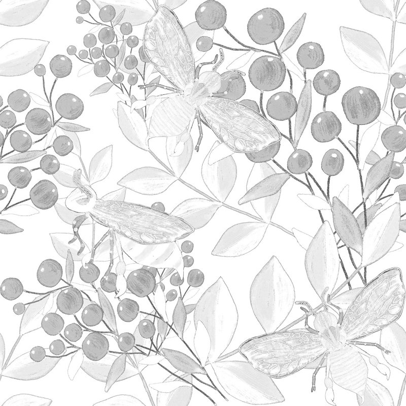 Carreau de papier peint l 25 po, L 2,09 pi x L 10,42 pi