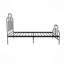 Structure de lit Vintage en métal, hauteur réglable (6,5 po ou 11 po), aucun sommier requis