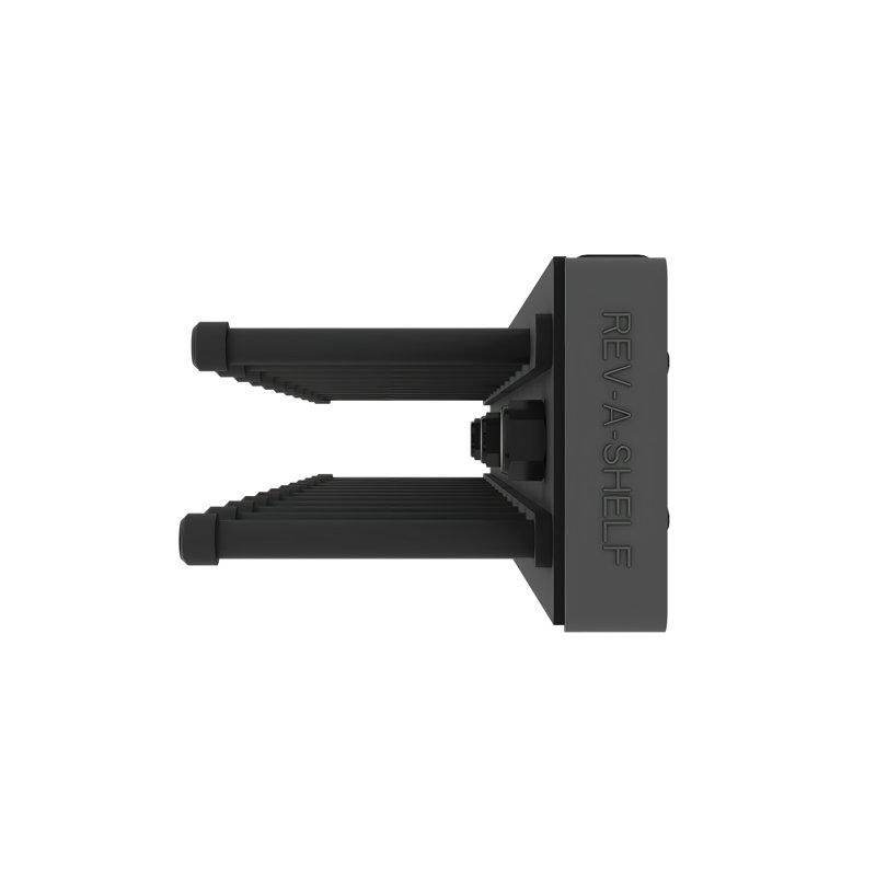 Sliding Tie Rack For Custom Closet Systems, 1.88" H x 2.5" W x 12" D