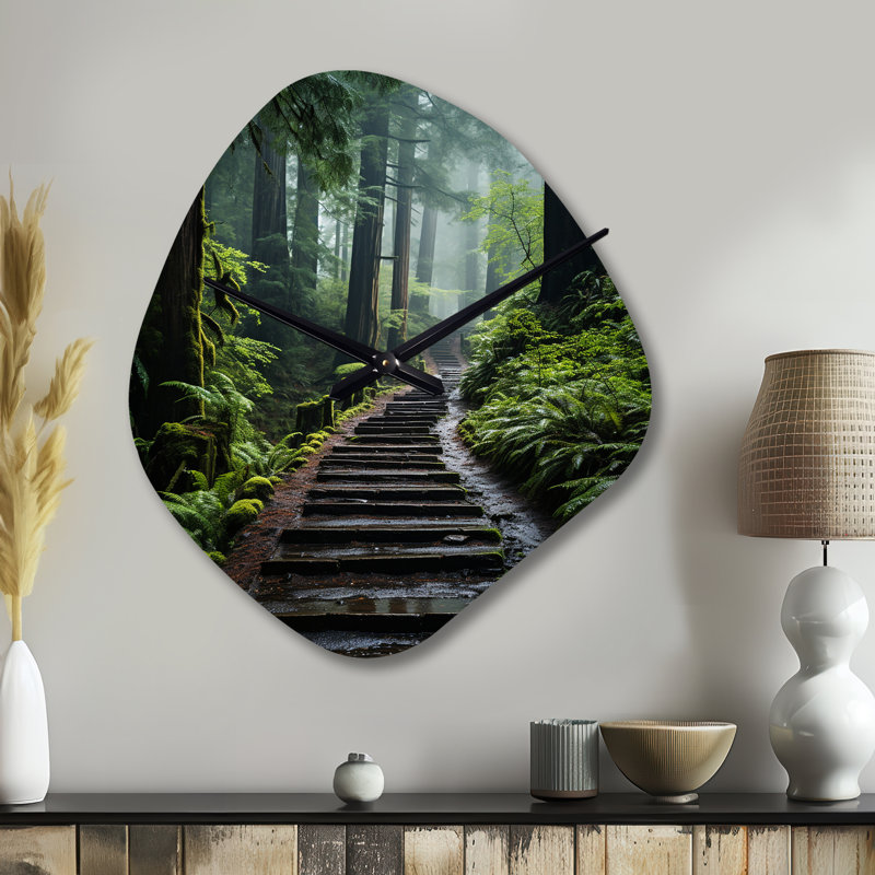 «USA Muir Woods National Monument I», horloge asymétrique en métal aux États-Unis, Grand