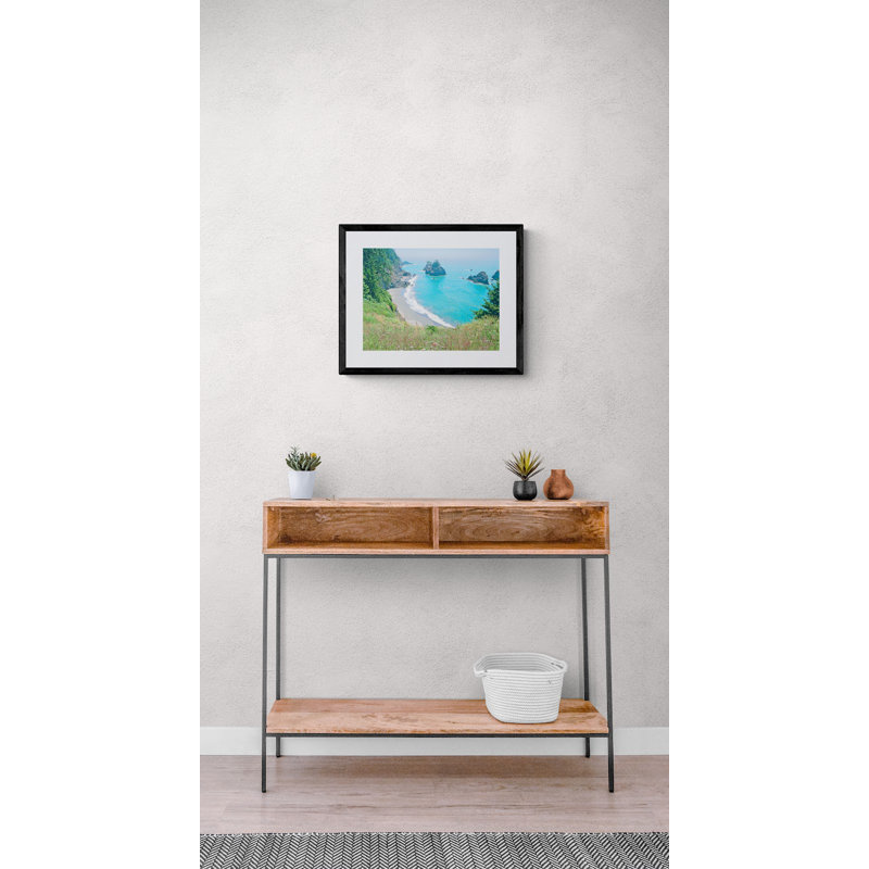 Summer On Oregon Coast Print by Bruce Heinemann, Black Framed Paper, 16" H x 20" W