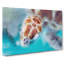 Green Sea Turtle in Abstract - Wrapped Canvas-55313547