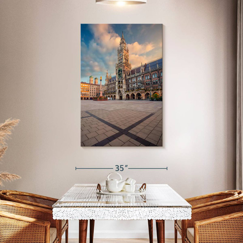 Nicci Mary's Square Munich, 48" H x 32" W
