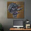 «Zombie Head» de 17 histoires par Flyland Designs, art mural en métal, 12 po x 12 po-625946003