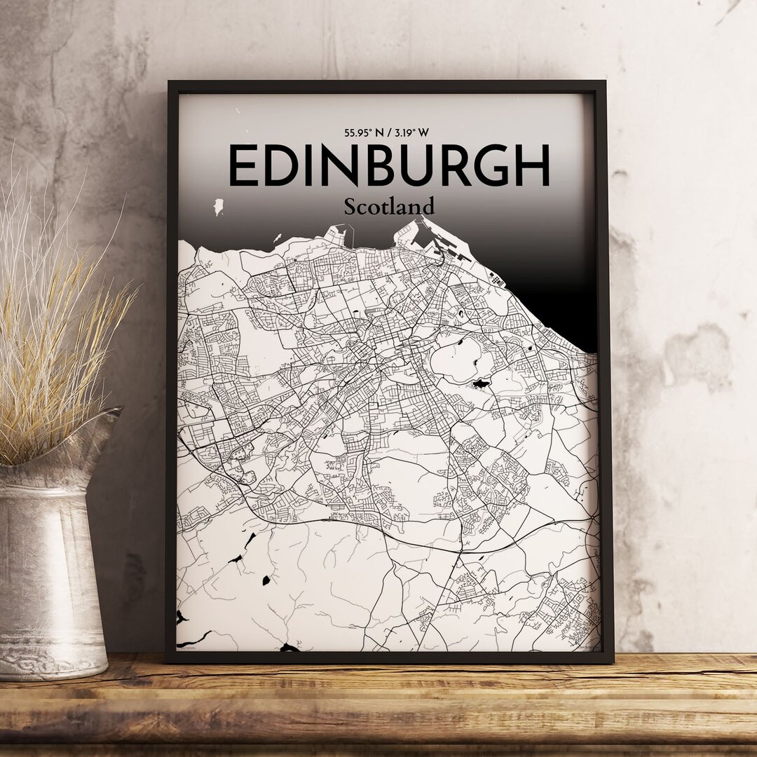 Poster Edinburgh City Map