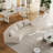 Sectional Sofas, 4-Module Curved Modular Sofa for Living Room Bedroom Office, 8 Pillows Included | Corduroy | Beige