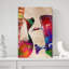 Vibrant Guitar Bass Colorful Abstract Contemporary Wall Art Print 1 Piece Wrapped Canvas Wall Art-461803731