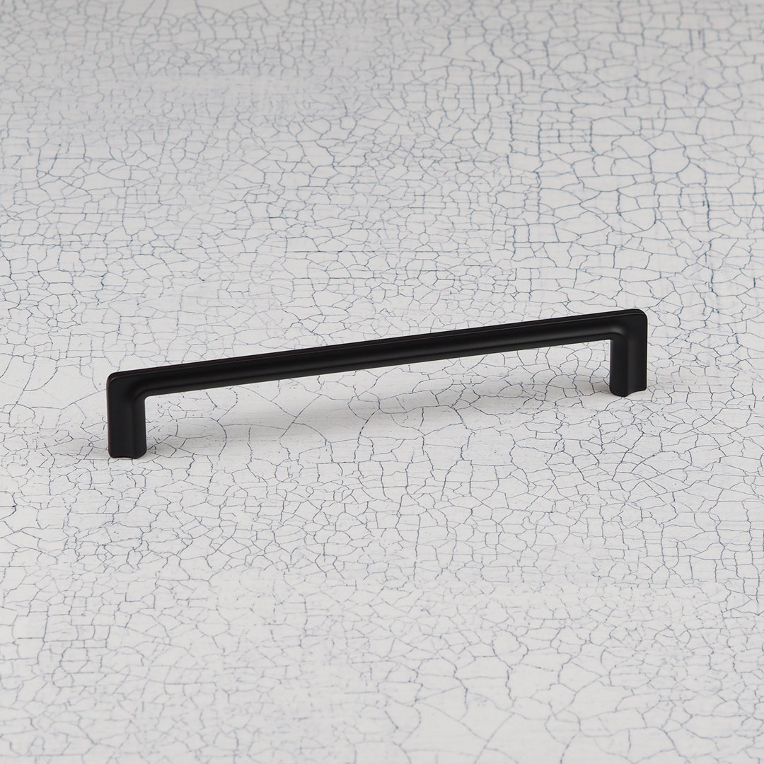 Handle & Home Matt Black Cupboard Handle Ribbed Slim Door Drawer Pull 160Mm Centres - Image 4