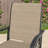 3 Pieces Patio Bar Set with Square Bar Table and 2 Textilene Swivel Bar Chairs