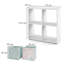 Emerich 72.6cm H x 72cm W Cube Bookcase
