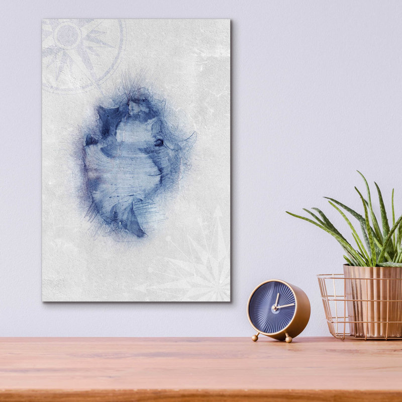 «Ocean Memories 1» par Louis Duncan-He, art mural en verre acrylique, H 16 po x l 12 po x P 0,13 po
