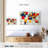 Avery Abstract Squares World Map-107844886