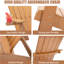 Chaise Adirondack en plastique Angadreme