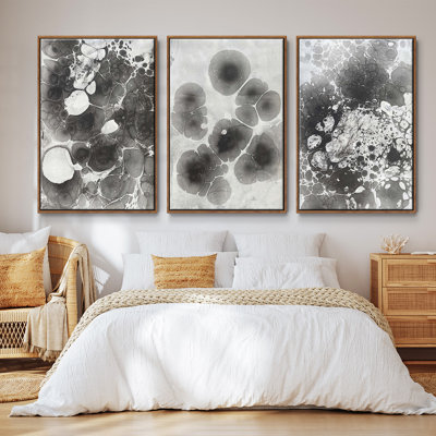 " Marbling IV " 3 - Pieces