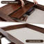  Solid Wood Board Game Table For 4-6, D&D/Puzle Table W/ Game Mat, 6*Cup Holders & Hobby Trays, Dining Table W/ Removable Top-115417106