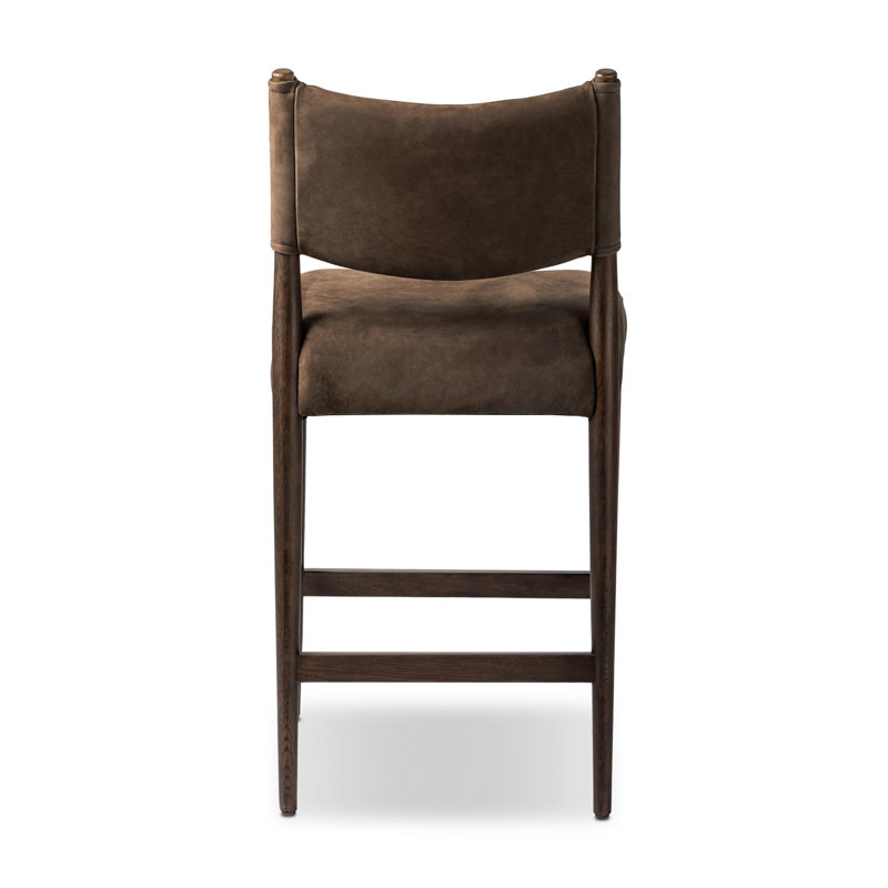 Jayla Stool-Antwerp Natural-Counter, Burnt Oak, Nubuck Cigar