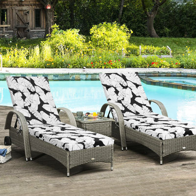 2 Pcs Patio Chair Cushions, 75" X 22.8" 2", Water-Repellent , Comfortable Sponge, Tied For , Easy To Keep Clean, Various Colors Lawn Pad , Breathable Dense Sponge Padding, Secure Ties, Low