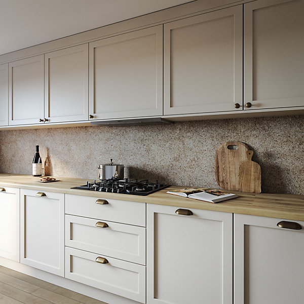Natural Terrain Aluminium Kitchen Splashback, 305 cm x 75 cm