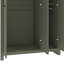 Limestone Betros 3 Door Wardrobe with Mirror-101635197