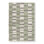 Static Geometric Area Rug in Green/Ivory