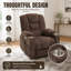 Fauteuil inclinable brun simple Power Lift