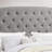 Bed Frame With Tufted Headboard/Fabric Upholstered-900101305-900101307