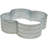 Rotisha Outdoor 4-Leaf Clover Galvanized Steel Raised Garden Bed - Silver-1264130261