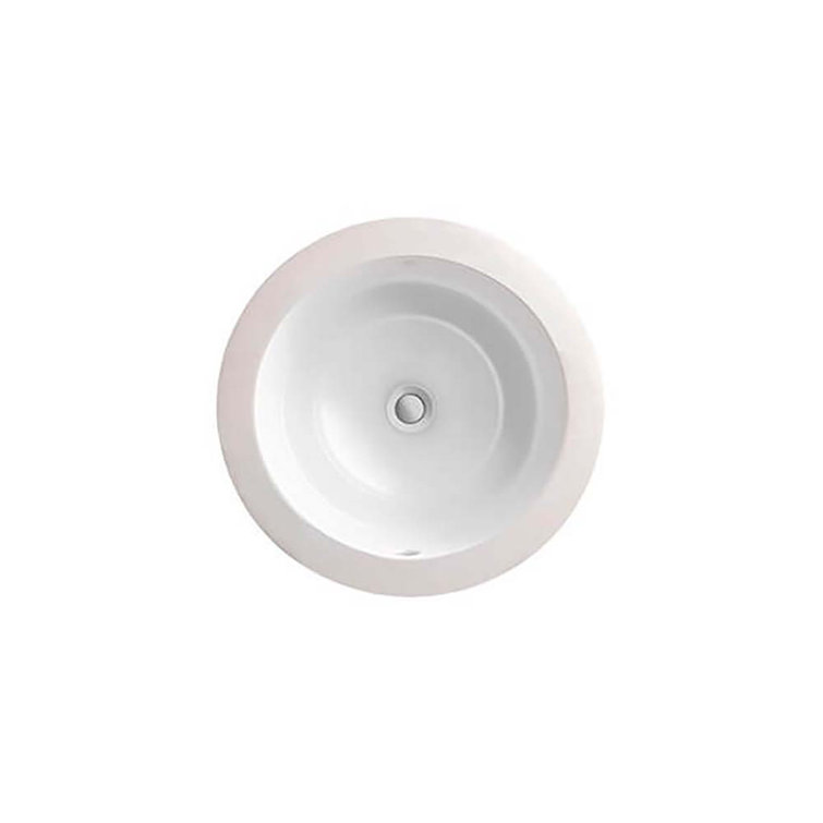 Pop Petite Round Under Counter Sink With Front Overflow