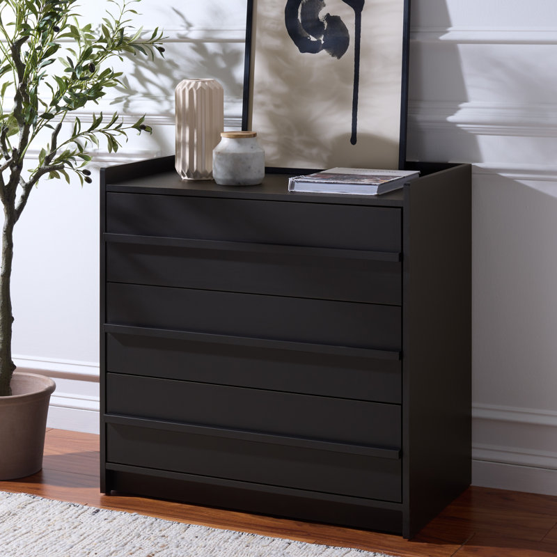 Mishi 3 Drawer Chest, Black