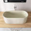 Baignoire autoportante 63 po x 29 po à surface solide en résine de pierre