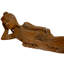 Reclining Iron Look Buddha Figurine