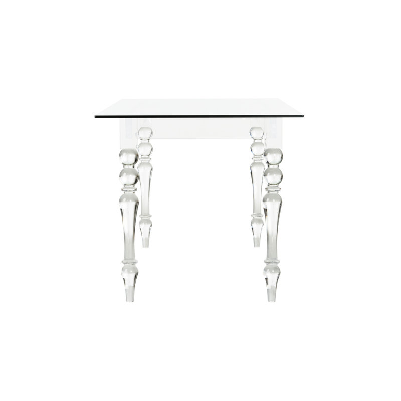 Violet Glass Dining Table