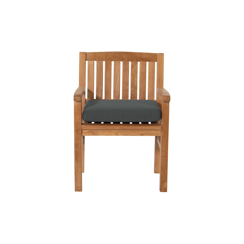 Chaise de salle à manger Huntington, Teck, Charbon