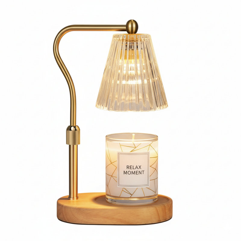 Candle Warmer Lamp With Timer Dimmer Adjustable Height For New Home Bedroom,Mothers Day Gifts,Vintage Home Decor For Scented Jar