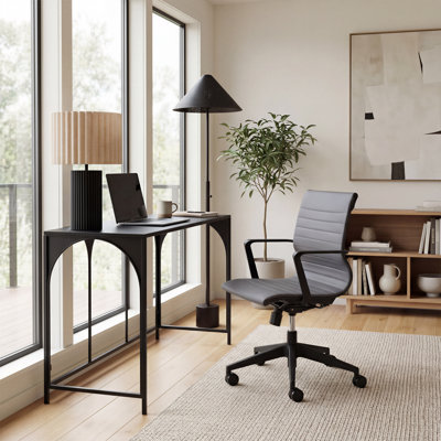 Chaise de bureau Stacy gris foncé
