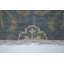 Tapis bleu sarcelle à motif géométrique 6X9