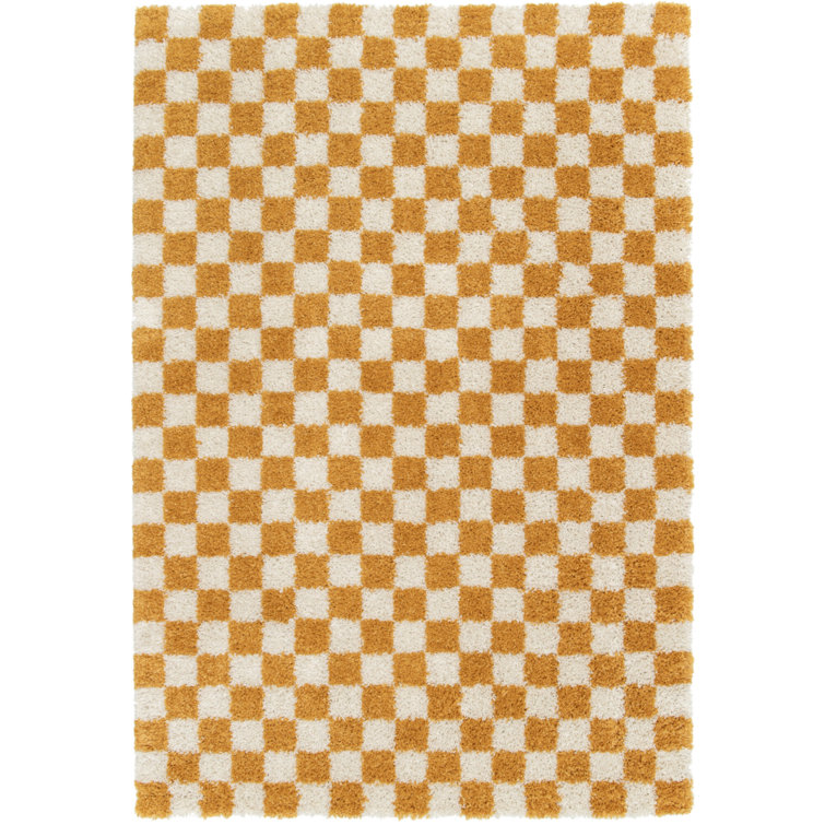 Rhylon Chequered Area Rug