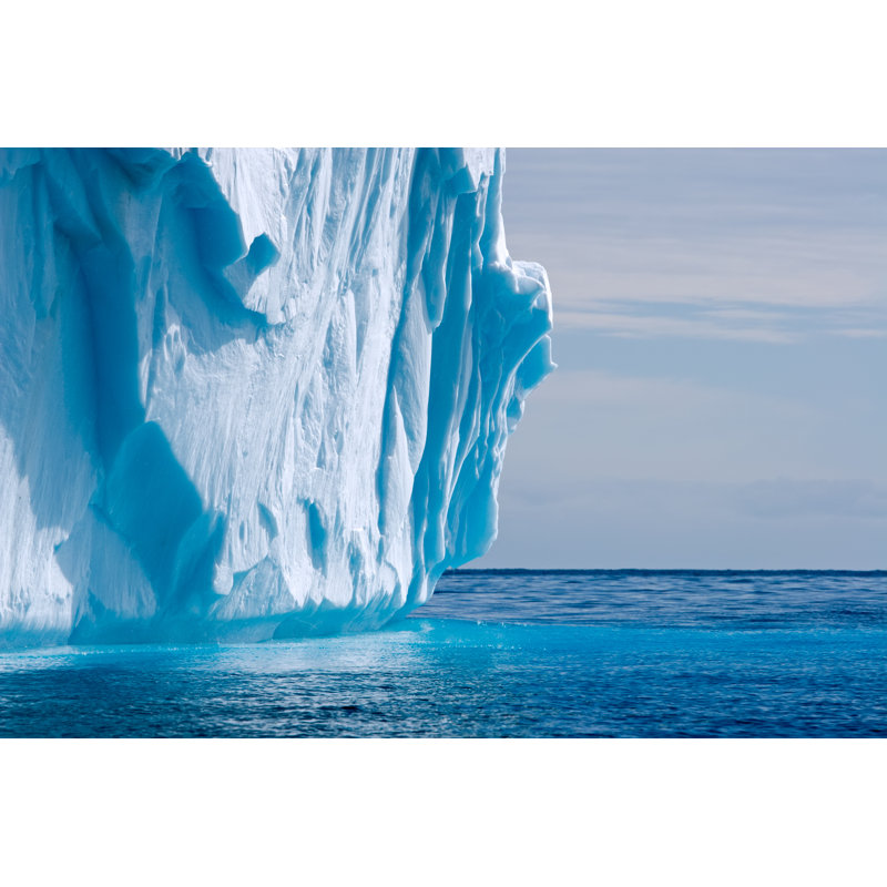Melting Iceberg - Wrapped Canvas Print, 20cm H x 30cm W x 3.8cm D
