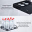 Aluminum 4.5cm H Dowel Rack