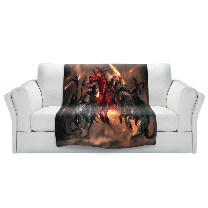 Hand Woven Throw Blanket, 68" x 80"