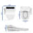 Smart Heated Toilet Seat With Self-cleaning Nozzle