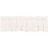 Sickels Cotton Blend Ruffled Window Valance