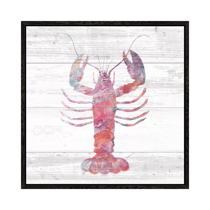 Ocean Life II by Sarah Adams - Gallery-Wrapped Canvas Giclée on Canvas, 45.72 cm H x 45.72 cm W, Black Framed