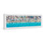 Blue Umbrella Beach - Single Picture Frame Print-1076836684