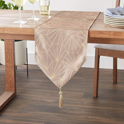 Chemin de table abstract haxegon design Swink