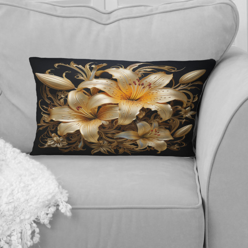 Coussin Golden Lily
